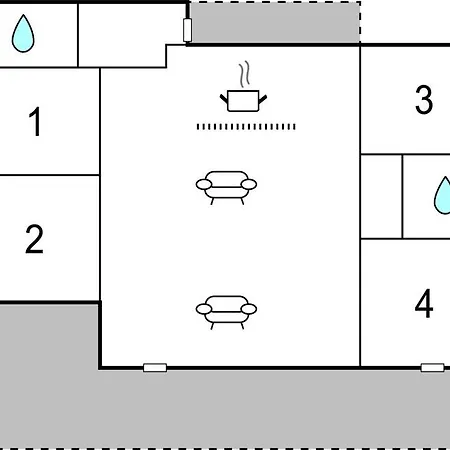 Four-bedroom In 펜션